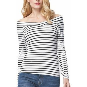 Kate Kasin Striped long sleeve shirt